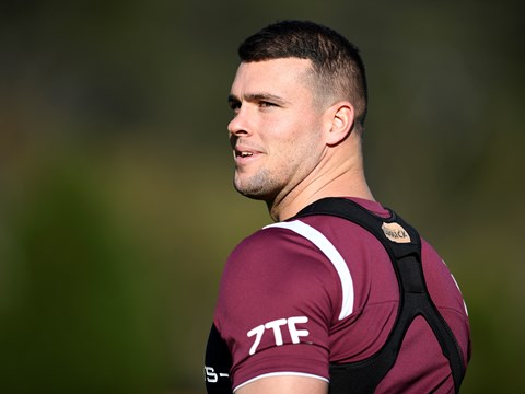 Manly prop Darcy Lussick.