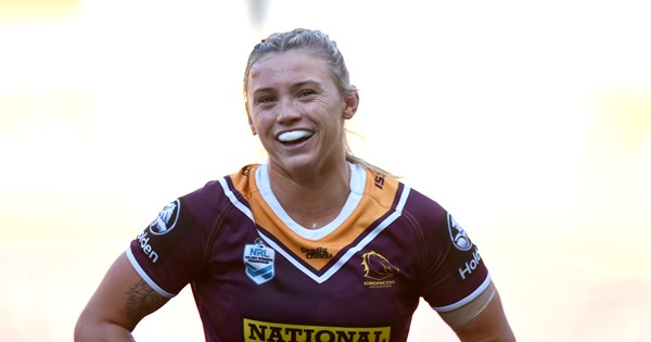 Brisbane Broncos winger Julia Robinson's rapid rise from rookie to rep  contender