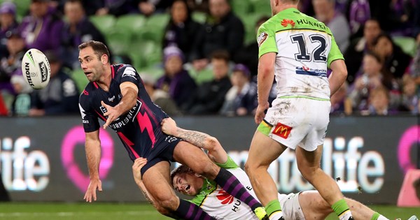 Storm V Raiders Round 22 2019 Match Centre Nrl