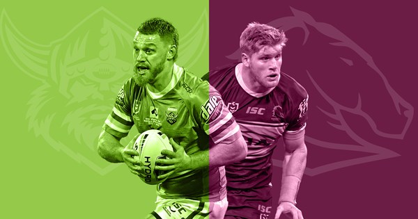 NRL Team List: Raiders v Broncos