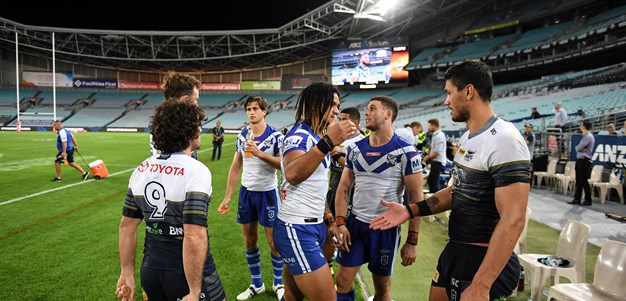 Jokes, banter and a sense of community: Inside the first NRL game without fans