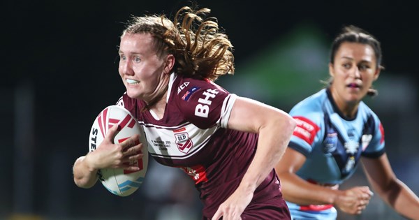 Official Ampol Women's State of Origin profile of Julia Robinson for  Queensland Maroons