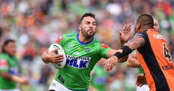 NRL 2021: Canberra Raidres, Ryan James, Indigenous Round, Josh Hodgson  return