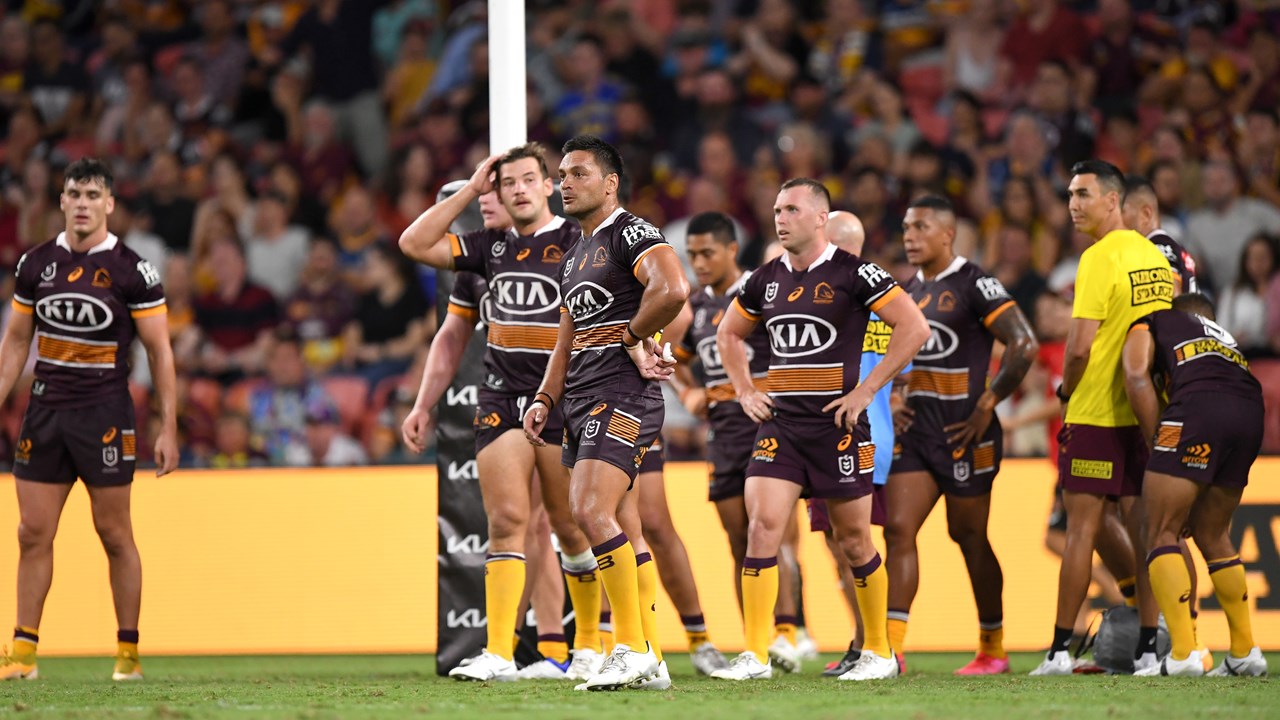 Mens Brisbane Broncos Polo Shirt - Lowes Menswear