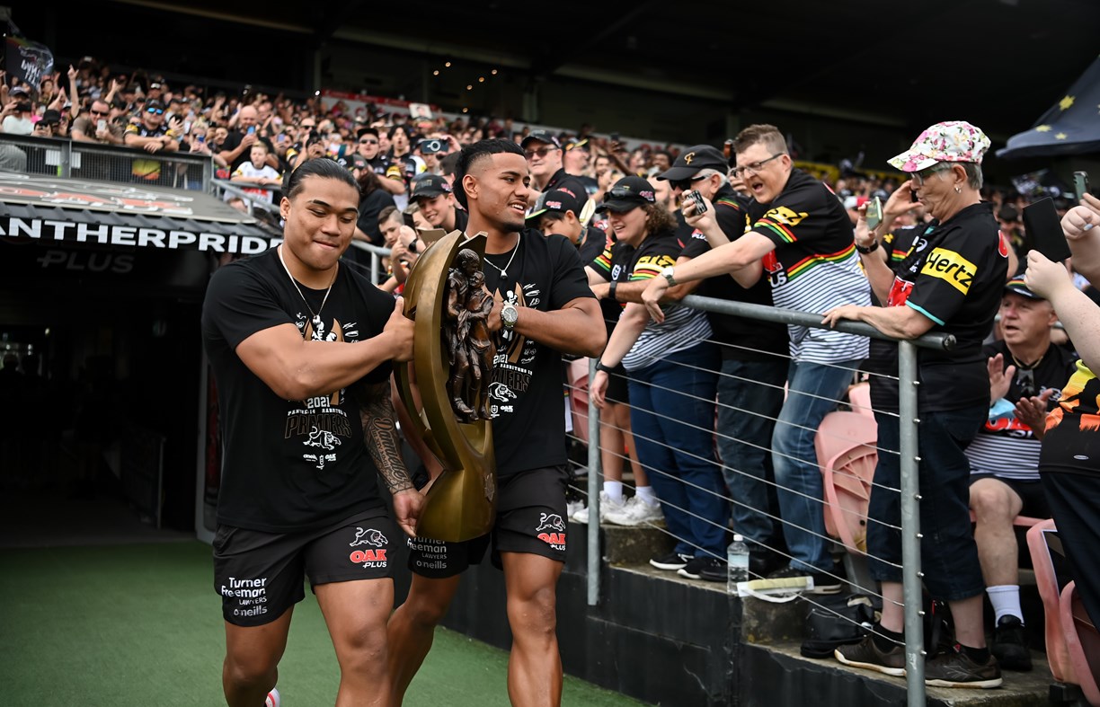 NRL 2021 Penrith Panthers, premiership parade, gallery