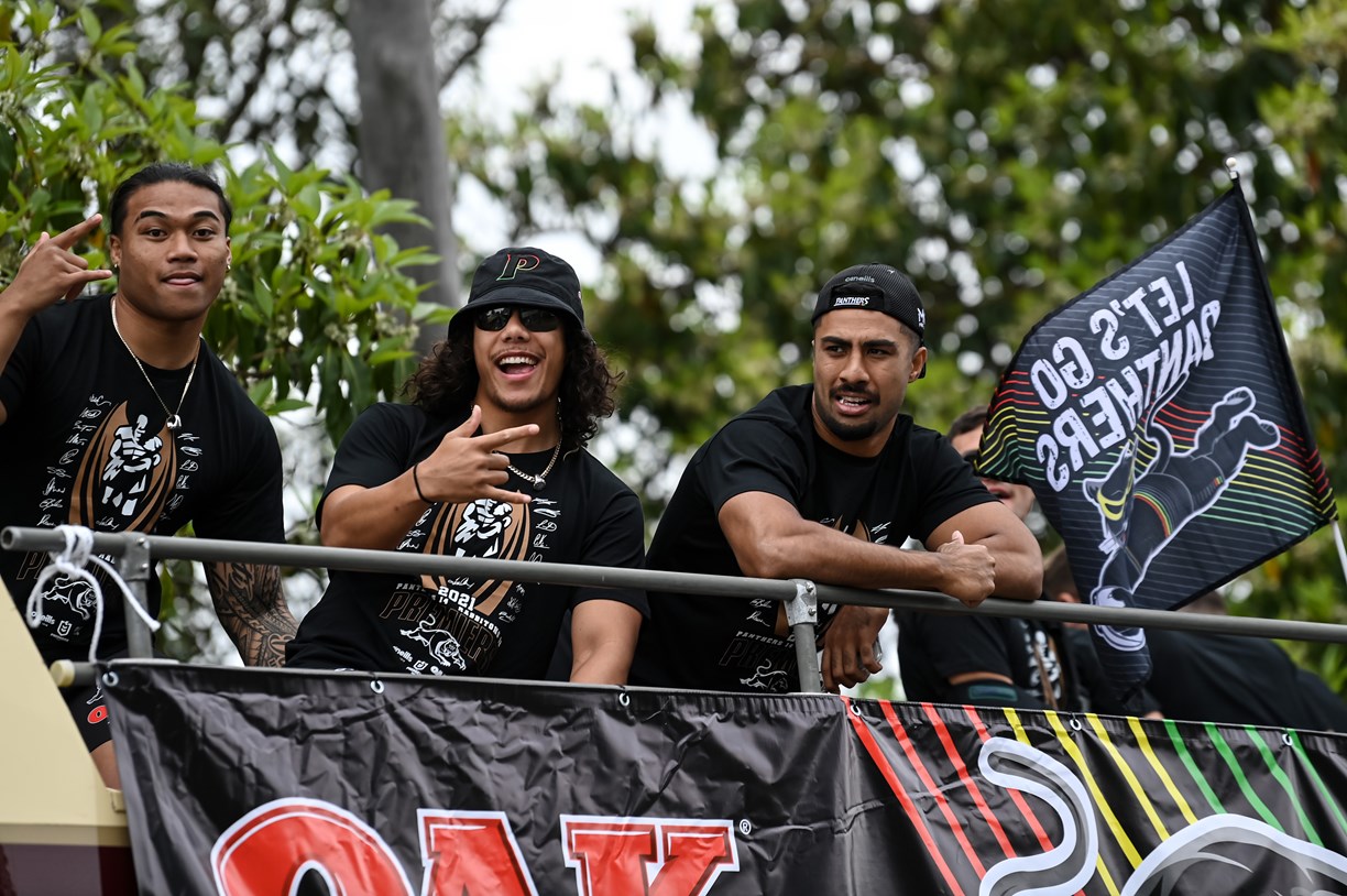 NRL 2021 Penrith Panthers, premiership parade, gallery