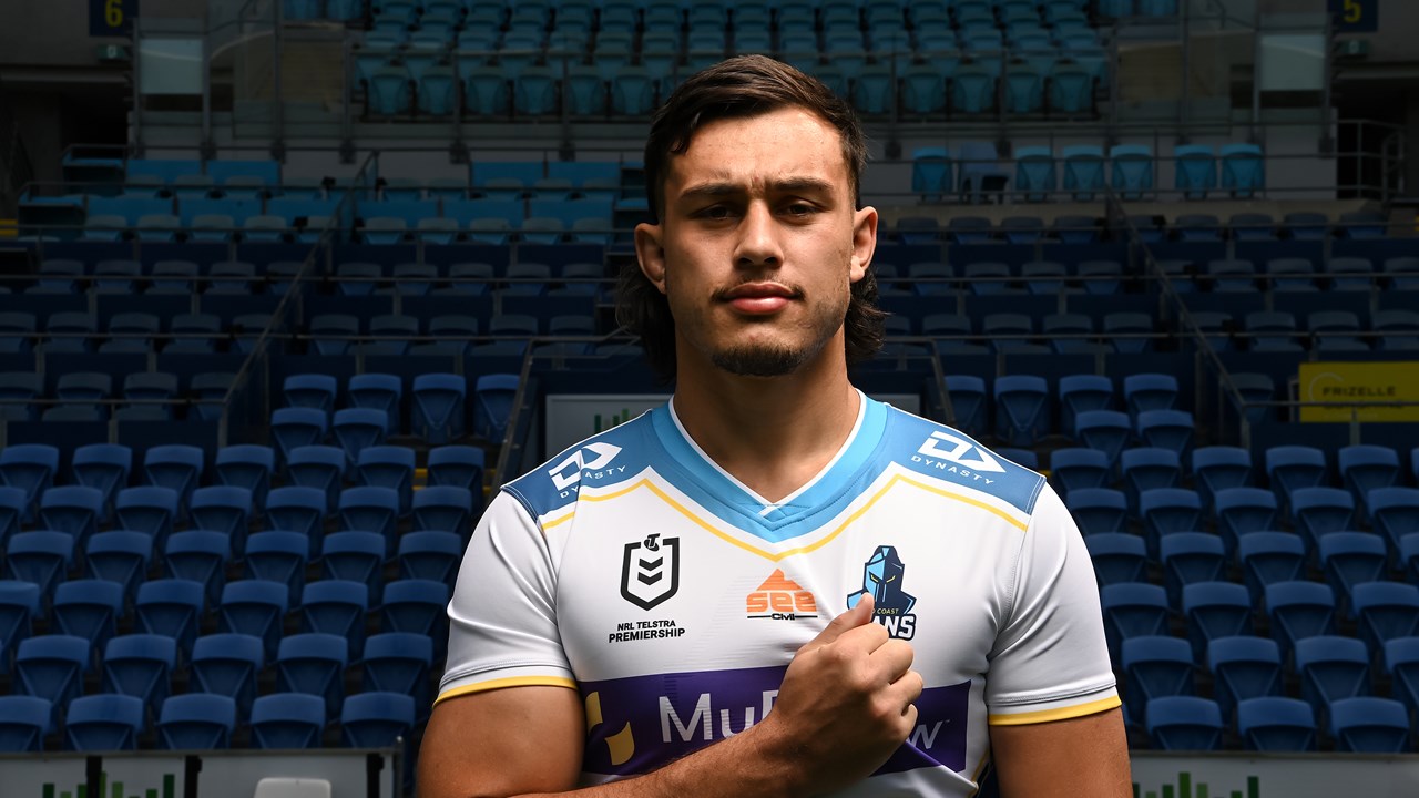 Buy 2023 Gold Coast Titans NRL Home Jersey – Toddler - Aussie Kit