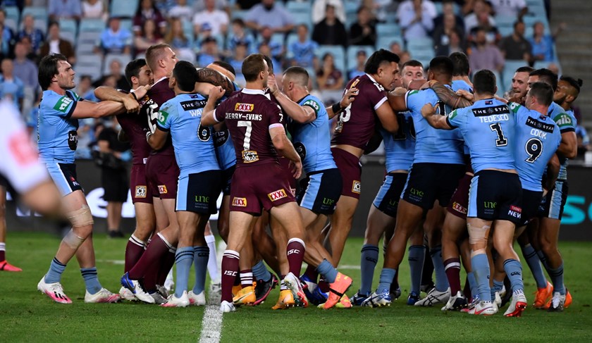 Tempers spill over during last year's Origin series