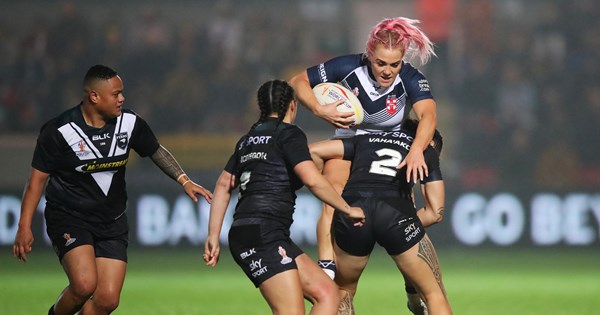 England 6-20 New Zealand: Mele Hufanga inspires Kiwis in Women's Rugby  League World Cup semi-final