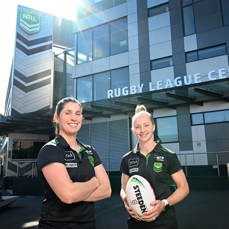 Belinda Sharpe and Kasey Badger appointed to NRL games