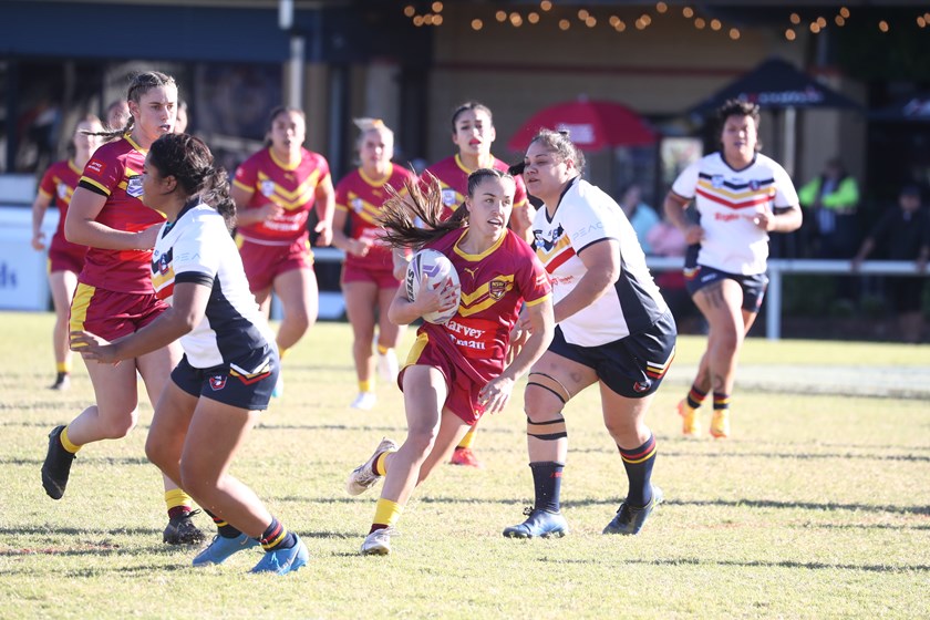 Jada Taylor in action for NSW Country at last year's National Championships.