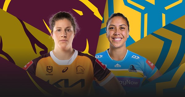 Brisbane Broncos v Gold Coast Titans, NRL 2023 Round 17