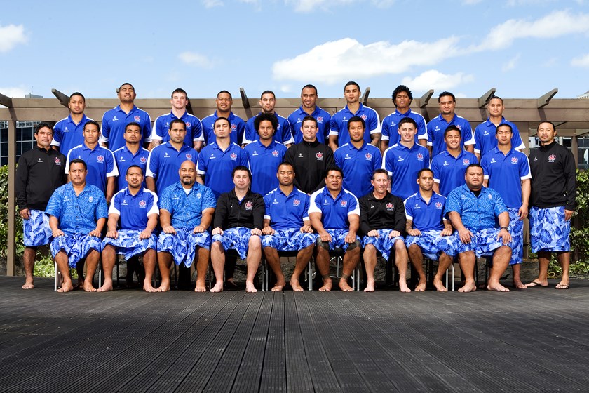Mark Taufua (back, 6L), Nigel Vagana (middle, R), Tony Puletua (front, 5L) and Freddie Tuilagi (front, 6L)  were all involved with the 2010 Samoa team