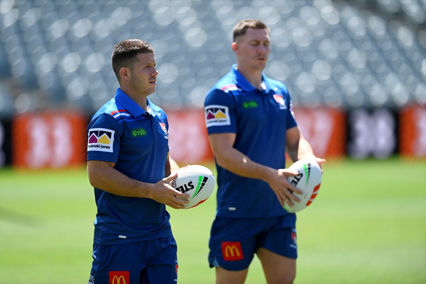 Jack Cogger and Tyson Gamble played together in the halves in Round 3 and 4 and have key roles to play against the Cowboys.