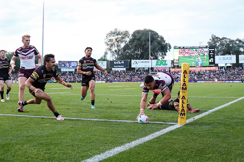 Tommy Talau crossed for four tries in his side's loss to Penrith.