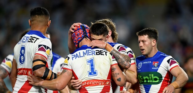 Knights overcome loss of key forwards to keep finals hopes alive