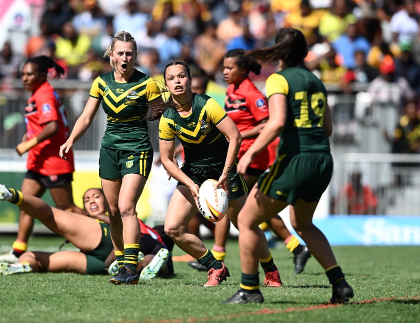 Taneka Todhunter represented the Australian PM's XIII against PNG at the end of 2023.