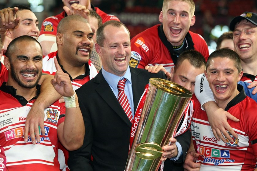 Michael Maguire guided Wigan to their first Super League premiership in 12 years in his first season at the club in 2010.