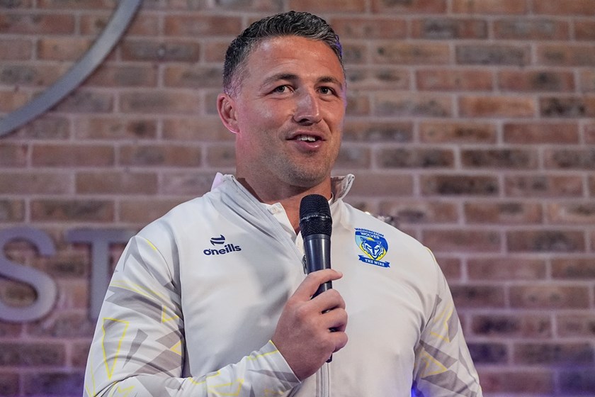 Sam Burgess will coach top-of-the-table Warrington in Las Vegas against Wigan