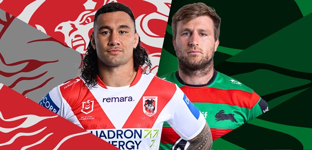 Dragons v Rabbitohs: Couchman knee blow; Bentleigh-Hape to debut