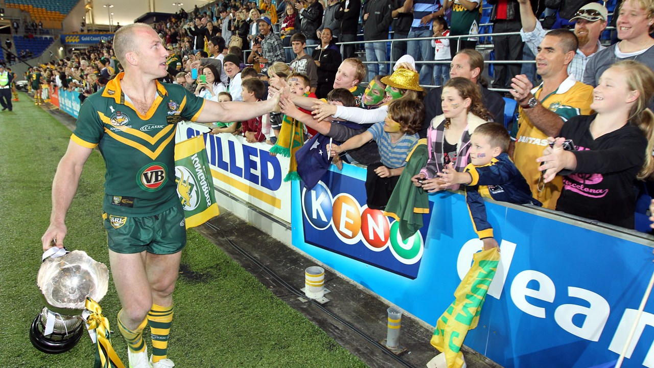 signed darren lockyer jersey